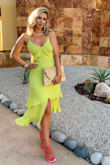 I wore this in Mexico and it was so fun and beautiful! Light and very comfortable! I definitely recommend this dress for your next vacation! - Desiree R.