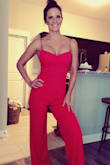 This jumpsuit is so vibrant and fits perfectly. Perfect if you have a small waist! I normally wear a small and this small is true to size. - Crystal K.