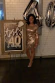 The dress was stunning! I received many compliments. The fit was perfect. - April C.