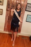 Bought this for a bachelorette party and it was so fun to wear! It fit perfectly everywhere. The only issue is sometimes the fringe gets uneven and you have to pull an end through, but that's a small price to pay for such a fabulous dress. Can't wait to wear it again! - Kate P.