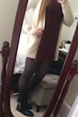 Definitely a little short if you are taller but looks nice with tights underneath! Perfect for layering as well. - Caitlyn S.
