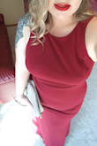 This dress was perfect for my bridesmaid dress for my best friends wedding. Fit exactly as I would want it to fit. Altered the length myself as it was about 4 inches too long and I was wearing low heels. I got so many compliments on the fit and color and the dress was so comfortable! - Katrina F.