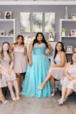 Had the entire court get this dress for my daughters Sweet 16 and they were perfect. We loved them! They were a little long so some of the girls got them shortened. - Katherine S.