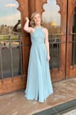 I wore this dress to my school's Ring Dance and got so many compliments on it! The color is beautiful and the skirt has lots of movement! I wish I had more events to attend so I could wear this again! - Samantha B.