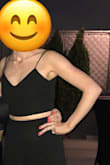 Wore this outfit for a friends bachelorette and it was perfect! It fits true to size (I always wear a S at Lulus) and the pants were long enough as I'm on the taller side even with a small heel. I found it flattering with the high waisted pants and the longer crop top. I wore the top without a bra and it was fine, material is pretty thick and decent quality! - Rhianna V.
