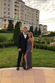 Wore this to a formal wedding and ordered kind-of late and I was so worried that it would be too long but it fit perfect with my heels. Very cute dress! - Beth C.