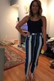 Ordered these in my normal size without checking the size chart and had
to size 2 sizes up but that was accurate with the size chart.
My mom has this brand of jeans in the 70s!! She freaked out when I saw them, their made to make your butt looked good! She said, they're so cute and unique and they do make my butt look nice! I got so many compliments! - Andrea G.