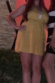 It's hard to find the right occasion to wear this dress and to figure out how to make your boobs stay inside of/look good in it, but it is so worth it. Bachelorette party in Palm Springs and with a halter bralette were the answer. It looked awesome and I loved wearing it! - Eva M.