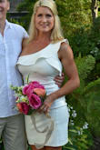 Perfect fit and very comfortable. We ended up walking a lot on the beach so luckily 
It stretches in all the right places with alterations needed. I was a little nervous about the bust fitting but it was spot on. - Tonia W.