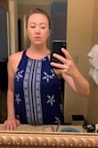 This is a very cute little dress and great for island and beach vibes, but the way that the arm-holes are cut is a little funky and it makes even a strapless bra impossible to fit, so I have a hard time ever actually wearing it. I go with a sports-bra sometimes, but it dresses it down a lot. - Eva M.