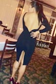 Dress is tight little stretch but a beautiful fit. - Sunny A.