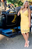 Great wedding outfit for summer. Comfortable and good fit around body, but I have a small chest so I needed to wear cups to make up for the extra room in the chest. - Jamie C.