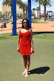 I wore this dress last summer when I went to Vegas. Perfect for a hot weather and is very cute! - Theresa M.