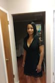 This was my first time ordering a dress online. I usually like to try on prior to buying and I wasn't sure how the dress would fit or if the material would look cheap. Im going to a wedding on the 14th and took a chance and got this little number and i must say I love it..I order a size M..i cant wait to show this dress off. I would definitely recommend and would buy from here again. Overlook how exhausted i look..lol - Tanya M.