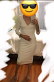 Had to get this tailored, but now it's one of my favorite dresses. Photo is it before tailoring. Lot baggier than the photo lets on. Still would recommend buying if you can afford a tailor because material is very good quality and it's very comfortable. - Lauren W.