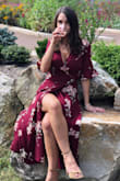 Love this dress!! Got so many compliments! Fits great. I'm a little on the shorter side so I did have it hemmed, but other that this dress is perfect. - Chloe R.