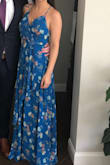 I got a ton of compliments on this dress. The material is lightweight and flows nicely when you walk. 10/10 would recommend this. - Ashley M.