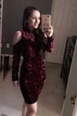 One of my favorite dresses, is warm for winter time, comfy and sexy! - Silva G.