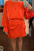 I love this dress! I can't wait for an event to wear it. The large is a women's size 8/10. - Amanda C.