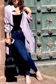 This piece is a staple. It's trendy enough to wear to work or if you want to just lounge on the weekends. Great color. Great fit. - Madison L.