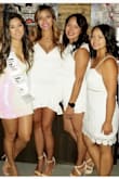 This dress looked great! I originally purchased a size small but felt loose overall so I got a size xs and liked the fit better because it hugged my body more.
The fabric is thicker with a nice stretch. It's short but it was awesome for the bachelorette party. I definitely recommend this dress! - Cherlaine V.