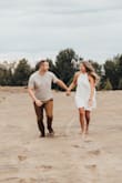 Wore this dress for my engagement pictures and it was perfect! Flowy and flattering! - Hannah D.