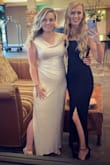 This is a must buy. Its perfect for formal events, weddings, whatever. It was comfortable for the most part besides the bottom of the zipper rubs on your back and left a red mark after hours of dancing... and can't wear underwear without lines showing but otherwise it was the perfect dress. - Morgan R.
