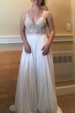 I loved this dress - I felt like an absolute princess wearing it. It fit as expected and would have only needed slight altering other than a hem for the wedding. I also was impressed with how high quality it felt for the price.
At 5'2" the dress would have needed a lot hemmed off but I expect that of all dresses.
This was my #2 dress and I ended up going with another from Lulus mostly because I wasn't going for fairytale vibes for my big day. - Stephanie W.