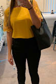 I bought this to wear to my internship, and it's by far my new favorite shirt! Cute & comfortable, plus I got a ton of compliments! - Dakota S.