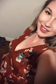 I absolutely love this dress!!! It's a little on the longer side which I prefer. The colours are absolutely stunning and different. I found the chest area to be a bit low so I used a safety pin to cover up the plunging neckline and will eventually sew a button. 

Sorry for not having a photo of the complete dress but this is the only one I have right now. - Alex W.