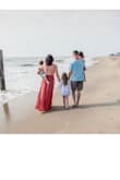 Wore this for a family photo session on the beach and it was perfect. Color was beautiful. Comfortable too. I recommend a good sticky bra as mine kept falling off. - Sarah C.