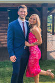 I love this dress! I have a small waist and larger booty and it fit perfectly. This may be tight on someone with larger breasts (which I do not have). For me though, PERFECT!
I wore it to a wedding and everyone was asking me where I got it from. - Michelle K.