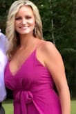 I purchased this for a wedding. I must say I would have never ordered a medium but after reading the reviews I decided to order a large. Sure glad I did! Fit to perfection!! I have gotten many compliments! - Amy W.