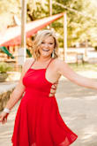 I felt so comfortable in this dress and got compliments all day! It was the perfect summer dress. The material is thick enough to not need a bra! - Carmen P.
