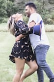 I wore this for our anniversary photo shoot and it was such a nice fit. Although it is not fitted, it gives your body a beautiful shape. - DIANA B.