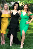 Loved the color and fit of this dress! True to size and a flattering fit. Perfect for the summer wedding I wore it to! - Molly O.