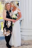 I wore this dress for my elopement ceremony and i loved it. It is a great fit, quality material, and is perfect if youre going for a casual or beachy wedding look! It is busty, but i did not mind! - Molly O.