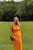 Wore to my brothers wedding, i did have to get it altered and have it taken in. I probably should have ordered a small but everything was perfect, Thick material so no worries about it being see through - MICHELLE M.