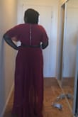 Just a lil tight in the mid section. But overall very lovely dress. I could not wear it but  Will save if for a later event with at Least 10lbs less - Kizzy B.