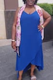So free and colorful. Everyone gave me a compliment on this dress - Kizzy B.