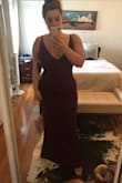 This is a great dress for any occasion, very comfortable and super flattering. I am going to the get the straps altered so that I can go without a bra, and the sides nipped in at the sides. - Maggie F.
