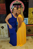 I am so in love with this dress! The orange color was mango-licious! I just wore it on a family cruise and got tons of compliments from even the restroom attendant! Haha. Alteration for length and lifted the shoulders to tighten the chest area since you couldn't wear a bra. Material was stunning! One of my best on line purchases from any company! Classy and flirty. - Sharon C.