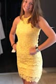 Bought this for my 16 yr old daughter for homecoming.  She Loves it!!  Fits perfect and color is gorgeous!!  Picture is when she tried it on.  Homecoming is not till next week. - Kristen B.