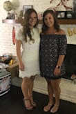 The dress fits perfect all over. I was a bit worried to order a small Bc of my chest size but it was a good decision. Usually I have issues with shoulder to shoulder being tight but with this dress I have no issues. I love it! - Brittany C.