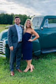 Loved this dress for a fall wedding! Ordered a medium and it mostly fit great but a little big in the bust area so I had it taken in! Small did fit tighter and was not as comfortable as the medium! - Stephanie H.