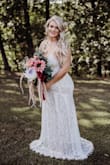 I ordered this last minute for my wedding and I was not let down. This dress is so beautiful and even looked good with my baby bump. I have got so many compliments on it as well. I highly recommend this dress! - Halie S.