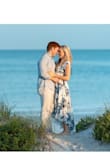 This was my dream dress for engagement photos! Turns out Ireland in April is still a bit too chilly but Florida in August is perfect. I felt so beautiful and loved how the breeze made the dress look so flowy and free. I originally ordered a medium and it was too large in the top for me so I would recommend sizing down if you have a smaller chest. - Ti R.