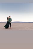 I used this dress for my engagement pictures. It was the prefect color. It was a little long and a lot  larger in the bosom area for me, but it hides a strapless bra well. - Joan C.