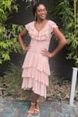I loved this dress! It was comfortable and looked awesome in pics. I got so many compliments. - Latoya B.