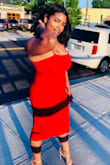 I love this red dress!! It fits perfectly! I have no complaints. Quality, color, material all great! - Lindsey W.